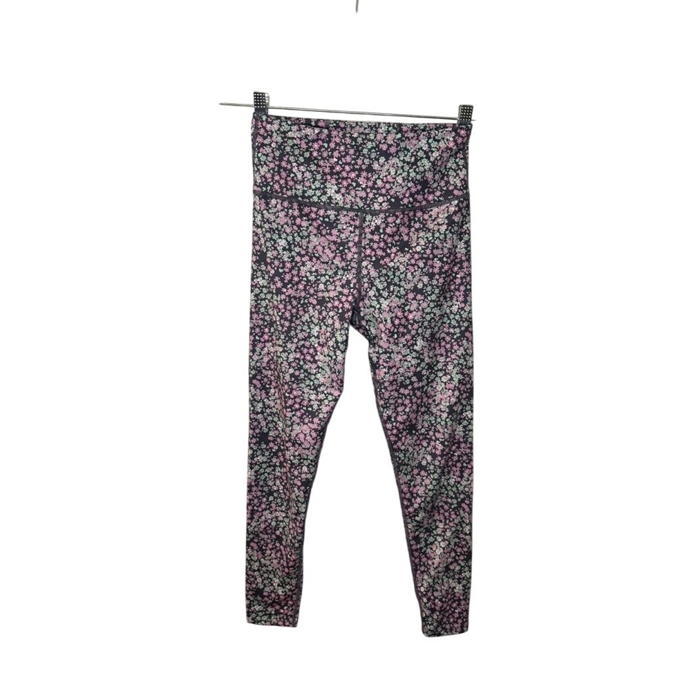 SG Collective Floral Leggings Womens Size S High Waist Activewear Pants